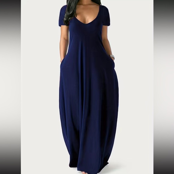 Boho side pockets comfy maxi dress - Picture 5 of 16
